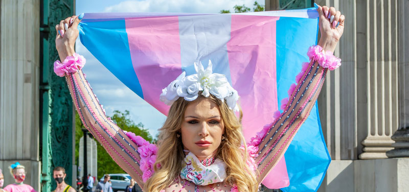 trans woman London pride