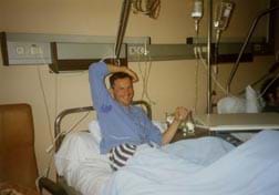 recovering in hospital Chamonix