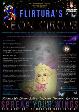 Flirtura presents The Neon Circus 2019