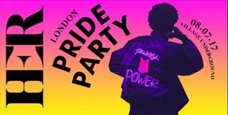 HER Lesbian Pride after party 2017