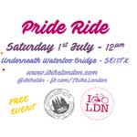 ibikelondon ride for pride 2017