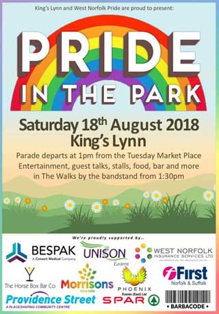 King's Lynn & West Norfolk Pride 2018