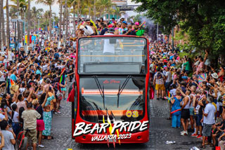 Bear Pride Party Bus 2024