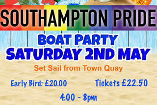 Southampton Pride Boat Party 2020