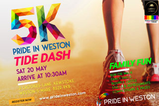 Pride in Weston Tide Pride Dash 2023