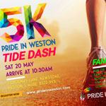 pride in weston tide pride dash 2023