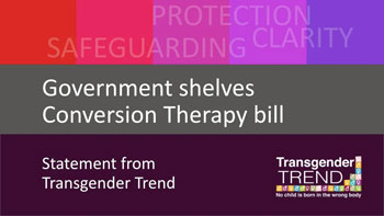 conversion therapy ban shelved