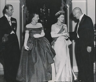 eisenhower with queen elizabeth