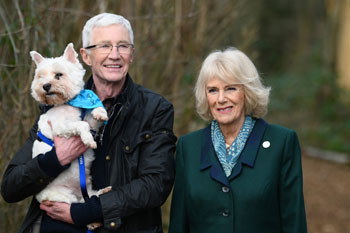 Paul O'Grady with Camilla