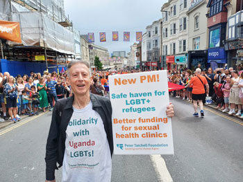 peter tatchell 2024 brighton pride