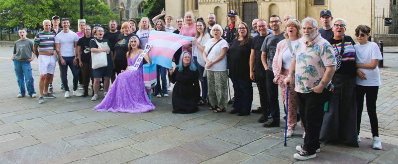 Trans pride Kent