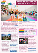 PinkUk's August's Newsletter ILGA-Europe’s annual rankings