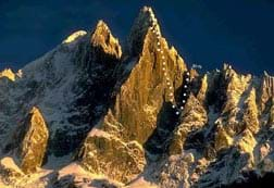 climbing route Aiguille du Dru