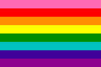 gay eight stripe flag