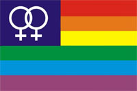 rainbow venus flag